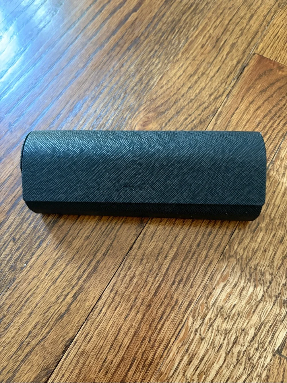 Prada Black Textured Sunglasses Case